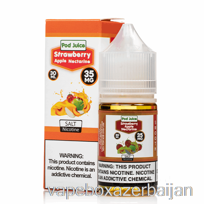 Vape Box Azerbaijan Strawberry Apple Nectarine - Pod Juice - 30mL 20mg